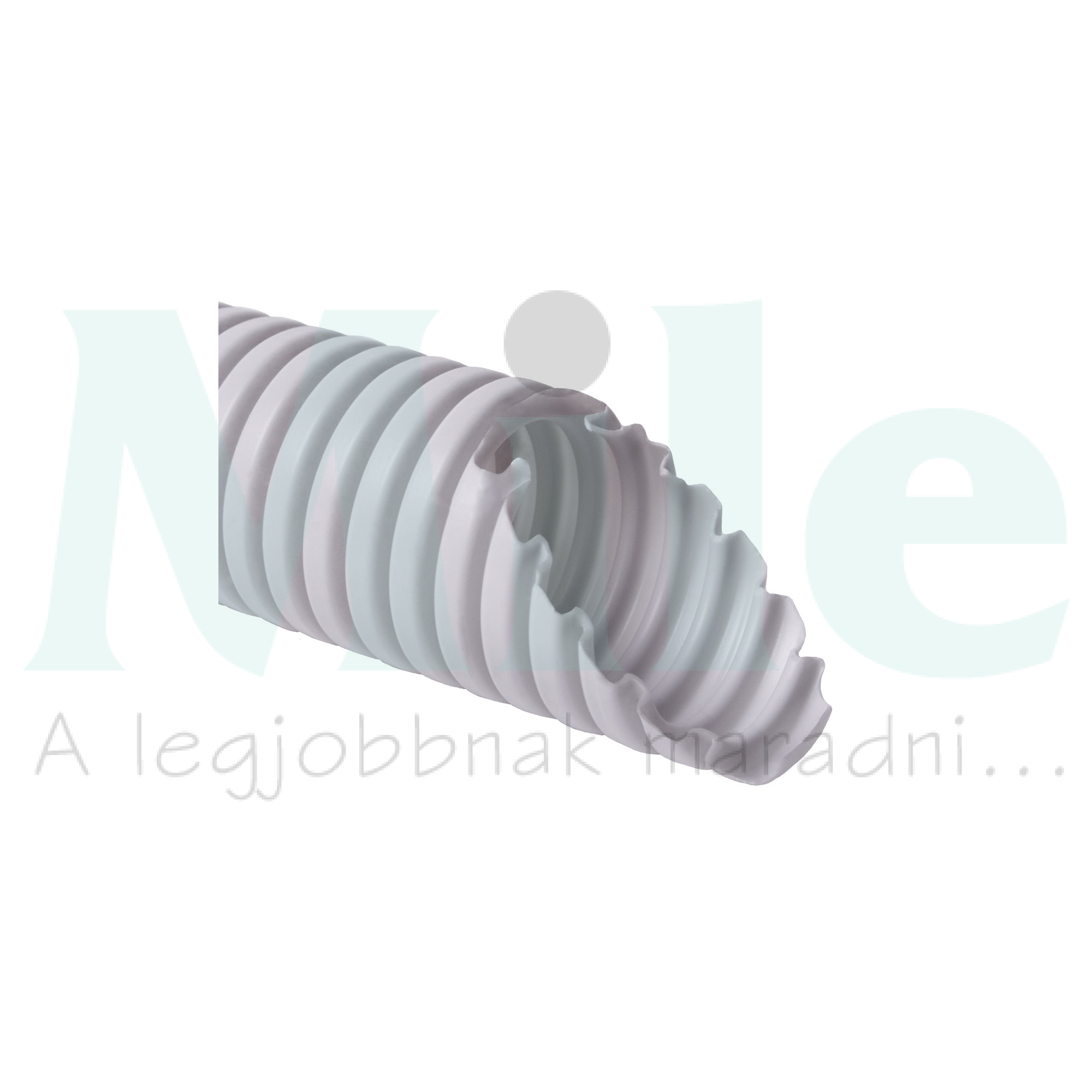 Gégecső 10m 16mm PVC szürke hajlékony MonoFlex KOPOS